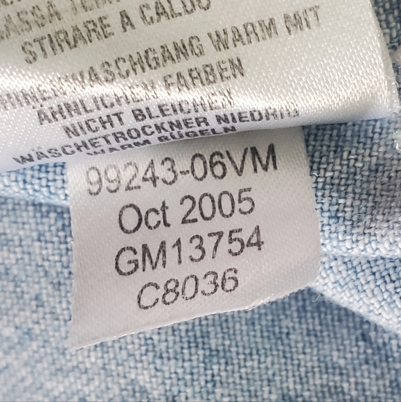 Harley Davidson Denim Button Down Jean Shirt - XL - Picture 7 of 7